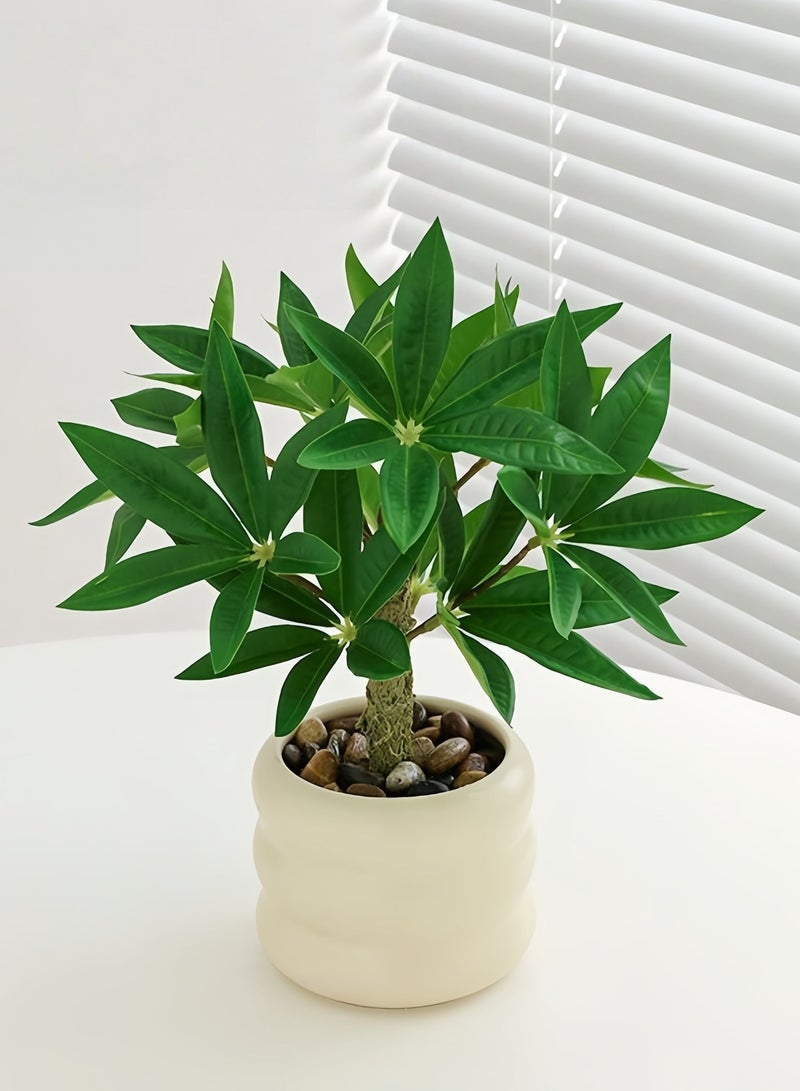 شجرة المال الصطناعية مع أصيص - ديكور منزلي - Image 1