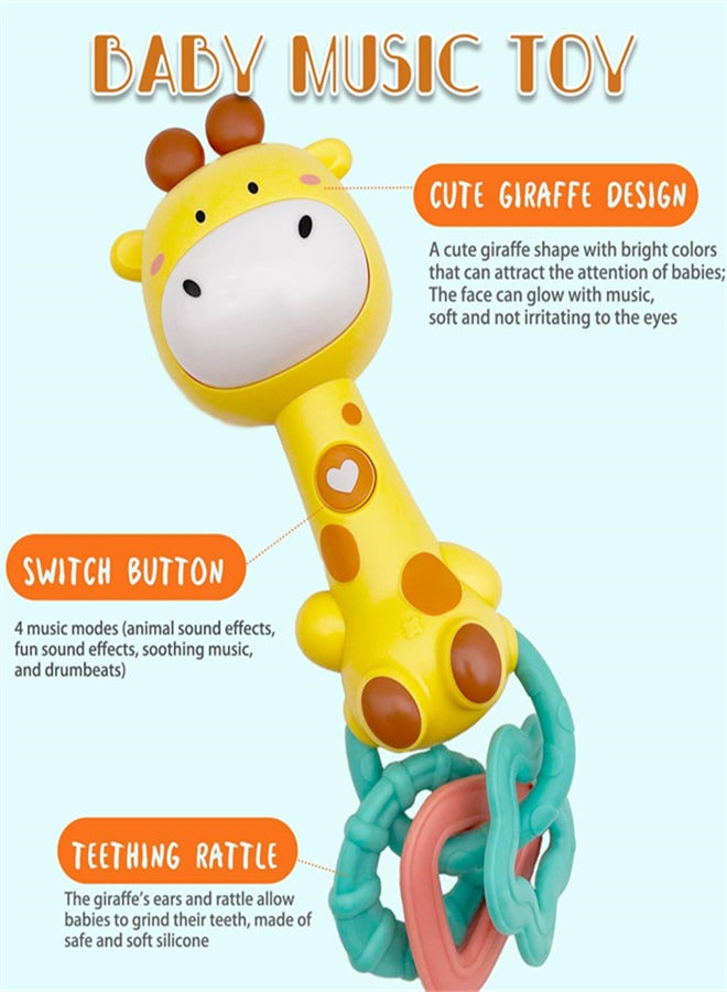 Baby Music Rattles Toy 6-12 Months, Baby Teething Toys with Music and Light, Toddler Learning Toys Sensory Toys Baby Boy Girl Gifts  - Image 5