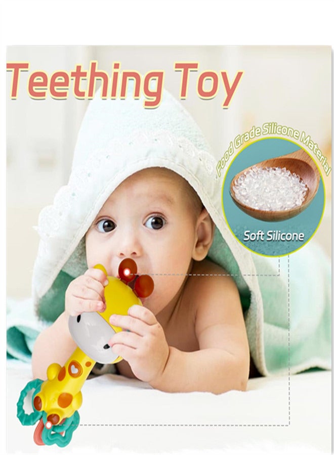 Baby Music Rattles Toy 6-12 Months, Baby Teething Toys with Music and Light, Toddler Learning Toys Sensory Toys Baby Boy Girl Gifts  - Image 2