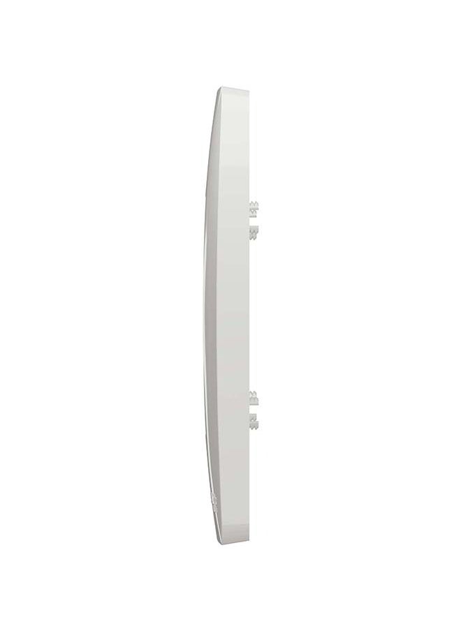 Schneider Electric Cover Frame, New Unica, 1 Gang, 3 Modules, White