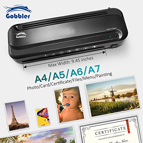 GOBBLER A4 All in One Lamination Machine/Laminator with Jam Release Button, Supports Hot Laminating, Plastic Body (GB-200-PL) - Image 2