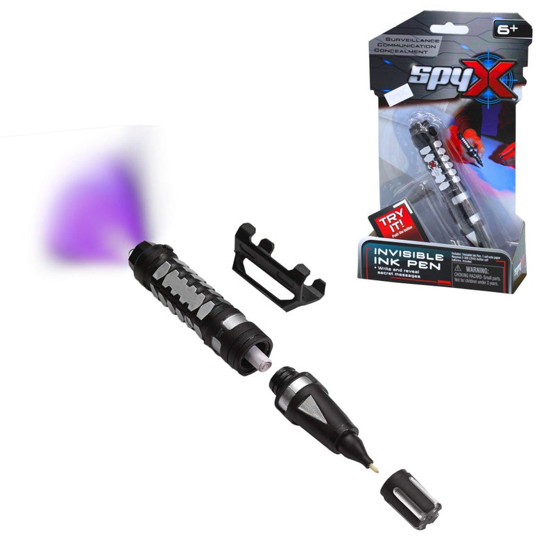 SpyX Invisible Ink Pen Write and Read Invisible Messages with This Fun Spy Toy Perfect Addition for Your spy Gear Collection - Image 3