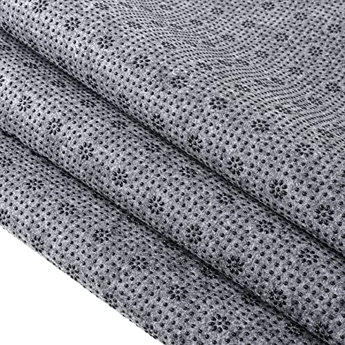 Pllieay 72x78.7 Inch Non Slip Final Backing Cloth, Vinyl Primary Tufting Cloth Backing Fabric, Non Slip Pad with Plum Blossom Pattern for Carpets Rug Tufting Gun Cushion Punch Needle - Image 1