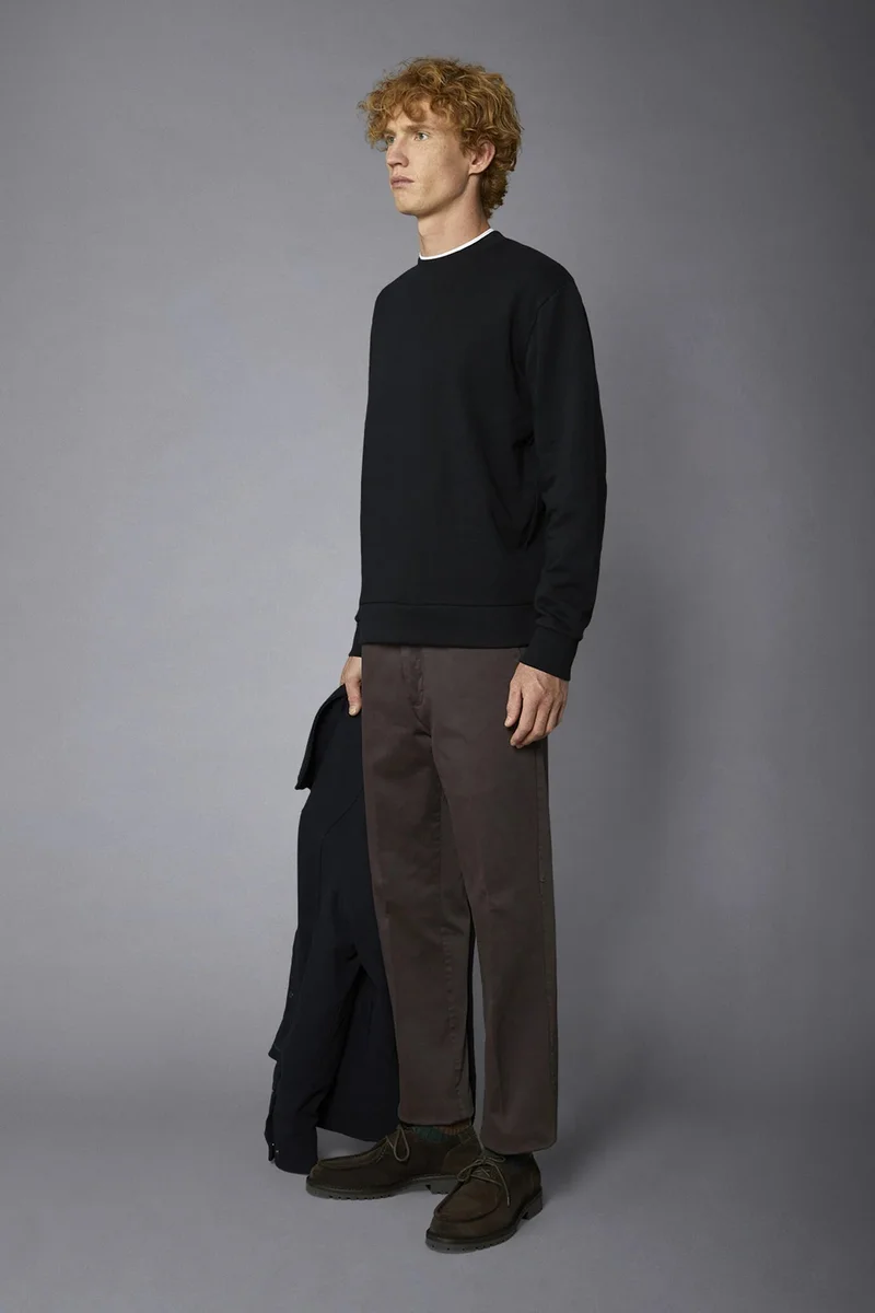 Doppelganger Men's classic chino pants regular fit - Bordeaux