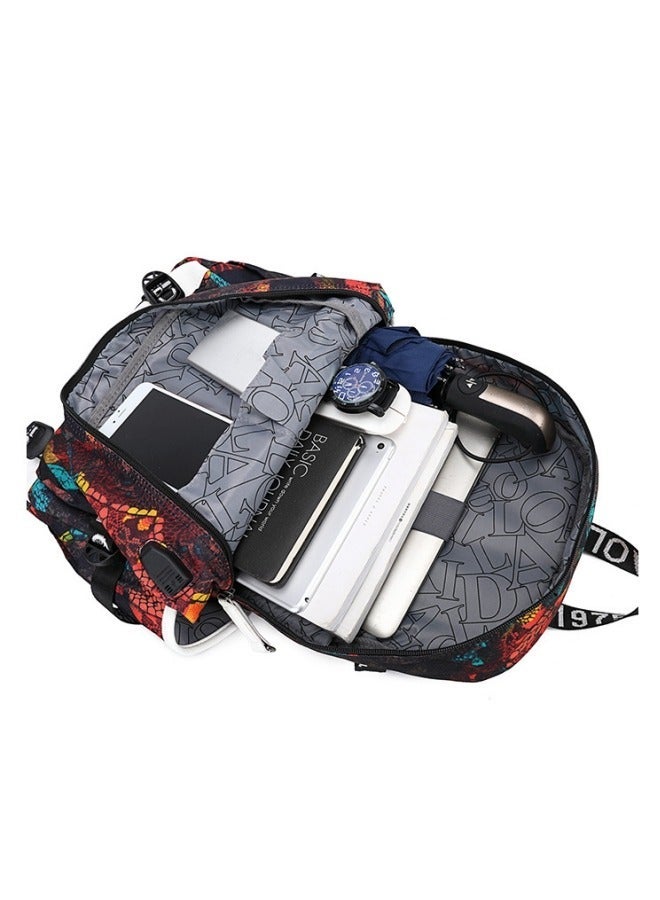 general Lionel Messi, football star Backpack, with Compartments Students Schoolbag Backpack Girls Anime Kawaii Cartoon SchoolBag - Image 3