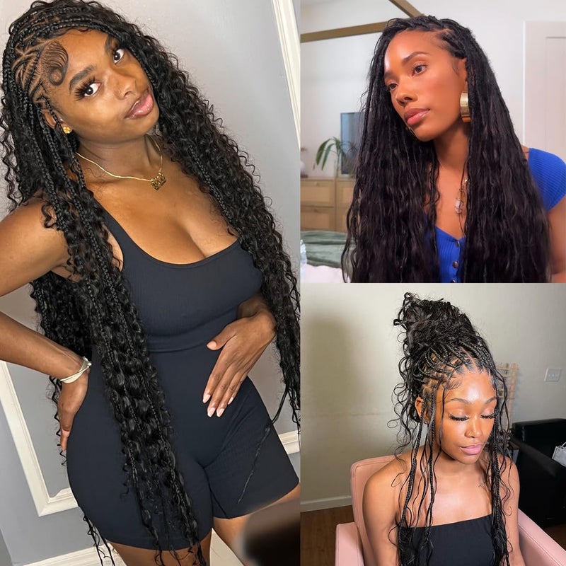 Y WIGS YWIGS Body Wave Human Braiding Hair for Boho Braids 50G No Weft Virgin Human Hair Bulk Human Hair for Braiding 18inch - Image 5