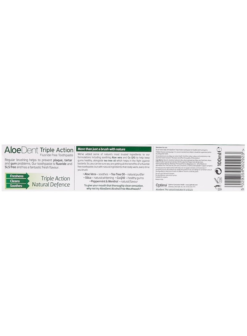 ألودنت معجون الاسنان الو دينت ثلاثي المفعول - 100 مل جمات مضاد للبكتيريا - Image 2