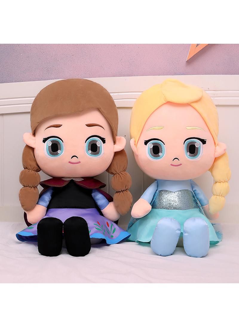 general 2-Piece Frozen Princess Anna And Elsa Plush Toy Perfect Present For Kids And Adult 30cm - Image 1