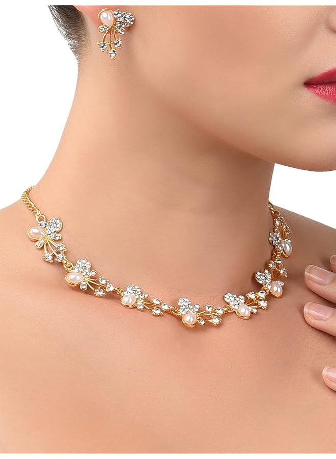 erorex Jewelery Set For Women Golden Zpfk6505 - Image 4