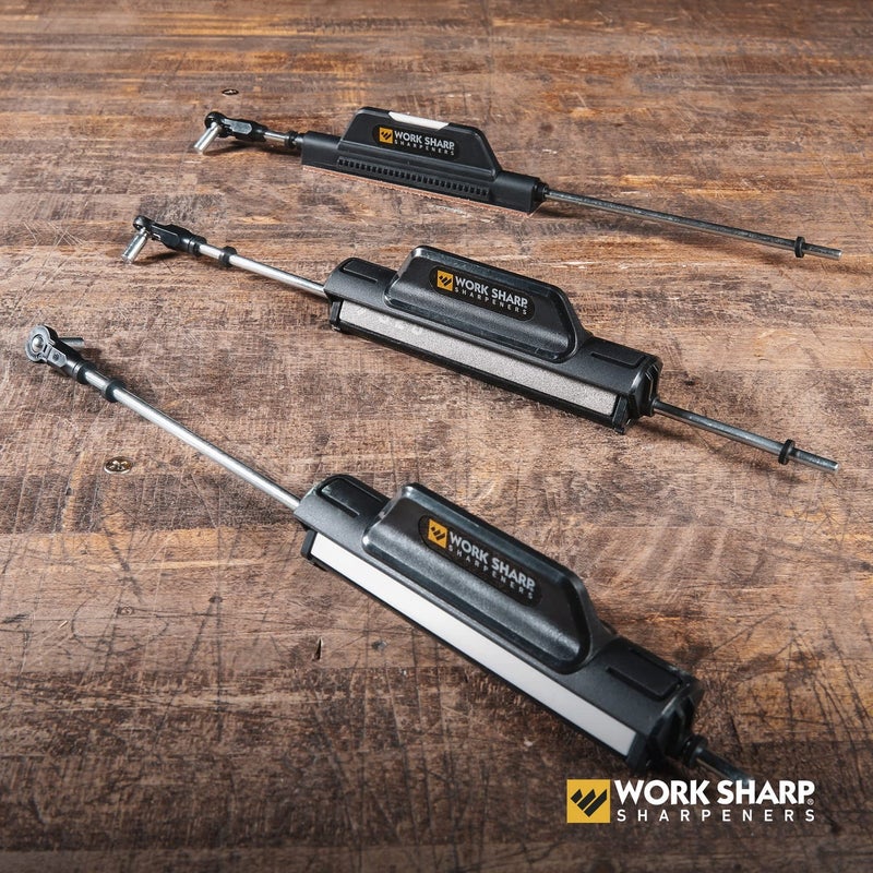 وورك شارب طقم ترقية لماكينة شحذ السكاكين Precision Adjust، يتضمن 7 قطع من المواد الكاشطة وحقيبة حمل. - Image 2