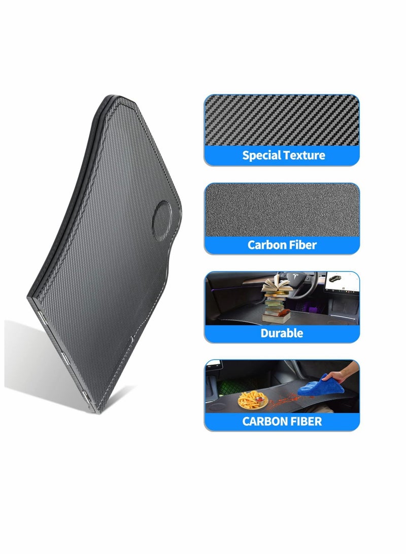 Excefore طاولة كمبيوتر محمول قابلة للطي من Tesla لسيارة Model Y Model 3 للعمل وتناول الطعام أثناء الرحلات البرية والشحن - Image 5