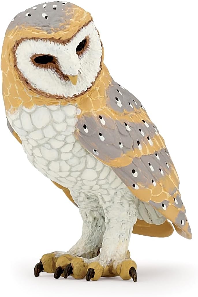 Papo HandPainted  Figurine Wild Animal Kingdom  Owl 53000 Collectible  for Children  Suitable for Boys and Girls from 3 Years Old - Image 1