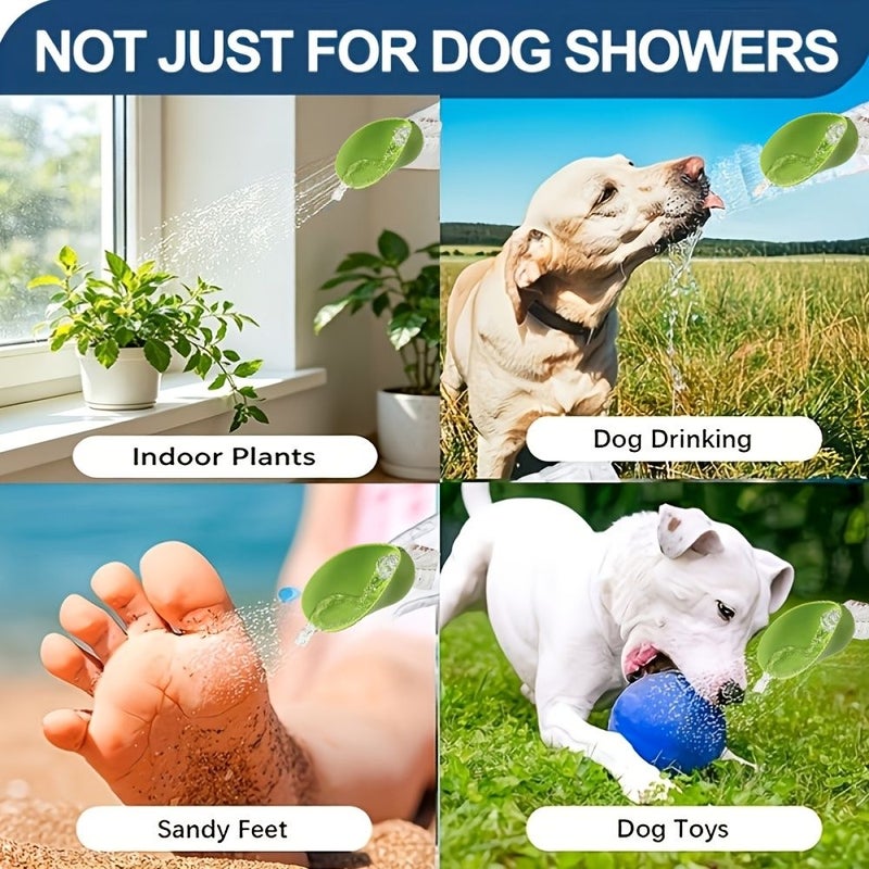 Green And Pink Portable Foldable Silicone Pet Water Bowl Adapter Leakproof Dog Water Cup For Outdoor Trips Fits Standard Mineral Water Bottles Food Grade Easy Clean Material Practical Present For Dog Cat Lovers - Image 5