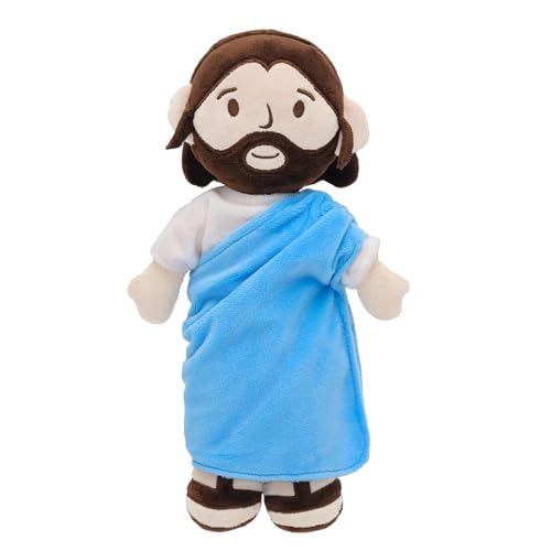 Yelakey Jesus Plush Doll Guardian Mary Stuffed Baptism plushie Savior Toy for Church Sunday School Religious Easter - Image 1
