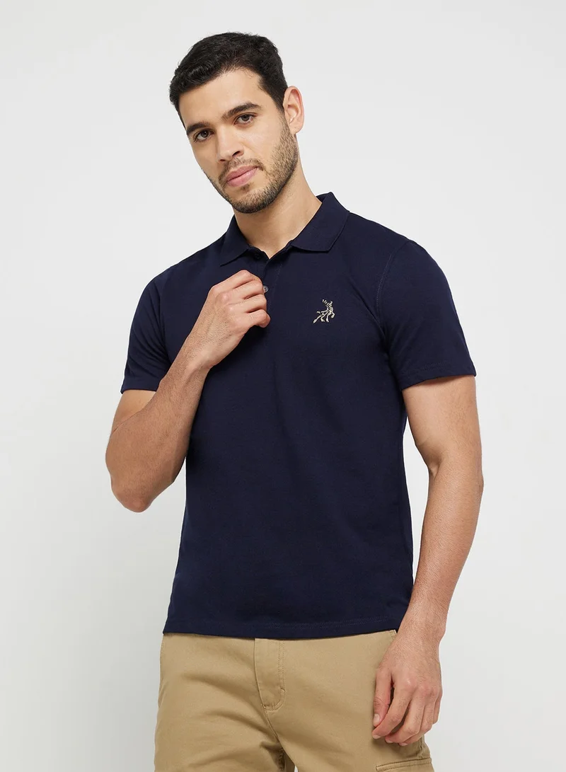 Robert Wood Logo Polo Shirt