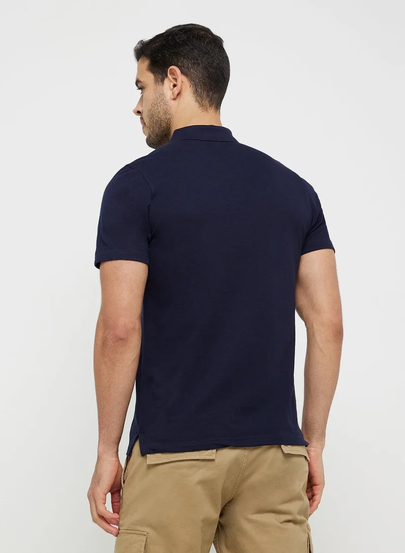 Robert Wood Logo Polo Shirt