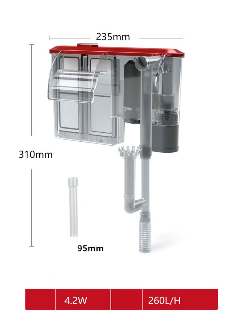 فلتر ماء مع منظف سطح الماء و لمبة تعقيم UV شلال معلق 260 لتر/ساعة لاحواض السمك - pzsku/Z99083A07922619E4F425Z/45/_/1713194131/c748160c-79be-4b73-8e93-969dfe526400