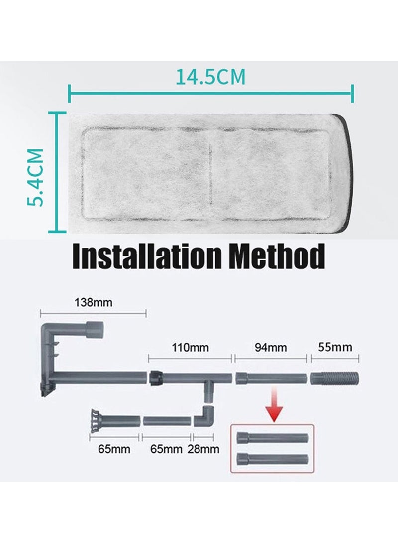 Aquarium Hanging filter with UV  260L/H XP-U3 - Image 4