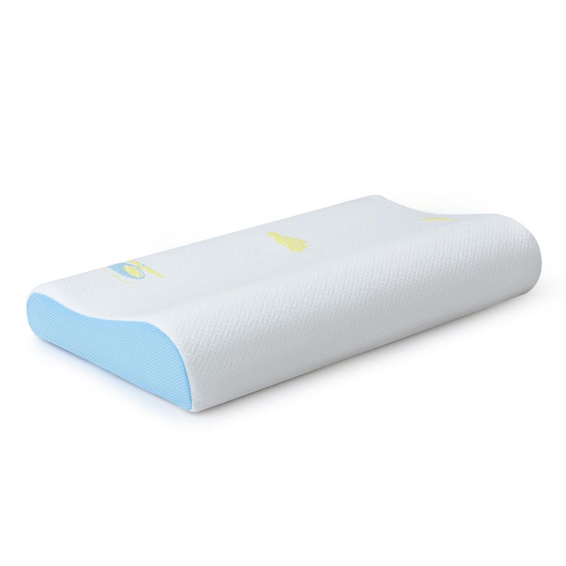 Hcore Memory Foam Pillow for Sleeping Small Travel Pillow Adjustable Breathable and Soft Pillow CertiPURUS Certified 12x20 lnch