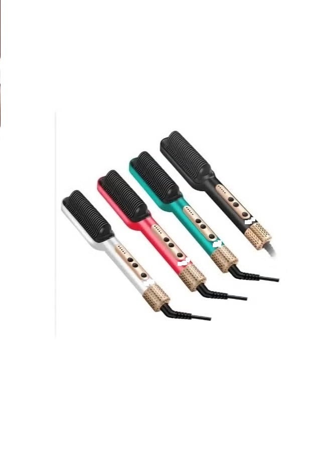 sokany Thermal Hair Straightening Brush Thermal Comb 1080F SK 1009 Hair Straightener High Temperature: Allows you to reach high temperatures for effective and fast hair styling Multi-Color - Image 1