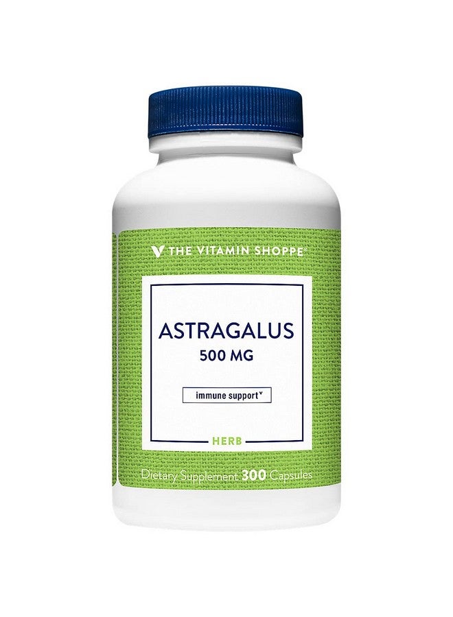 The Vitamin Shoppe Astragalus (Root) 500mg - Herbal Supplement to Support The Immune System & Body's Natural Defenses - Helps Build Stamina, Energy & Vitality (300 Capsules) - Image 2