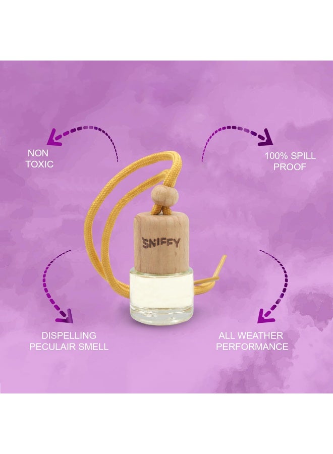 Sniffy Cherry Hanging Car Air Freshener Bottle Long Lasting Organic Fragrance Oil Diffuser for Car Rear View Mirror, Home, Bedroom, Office - Image 4