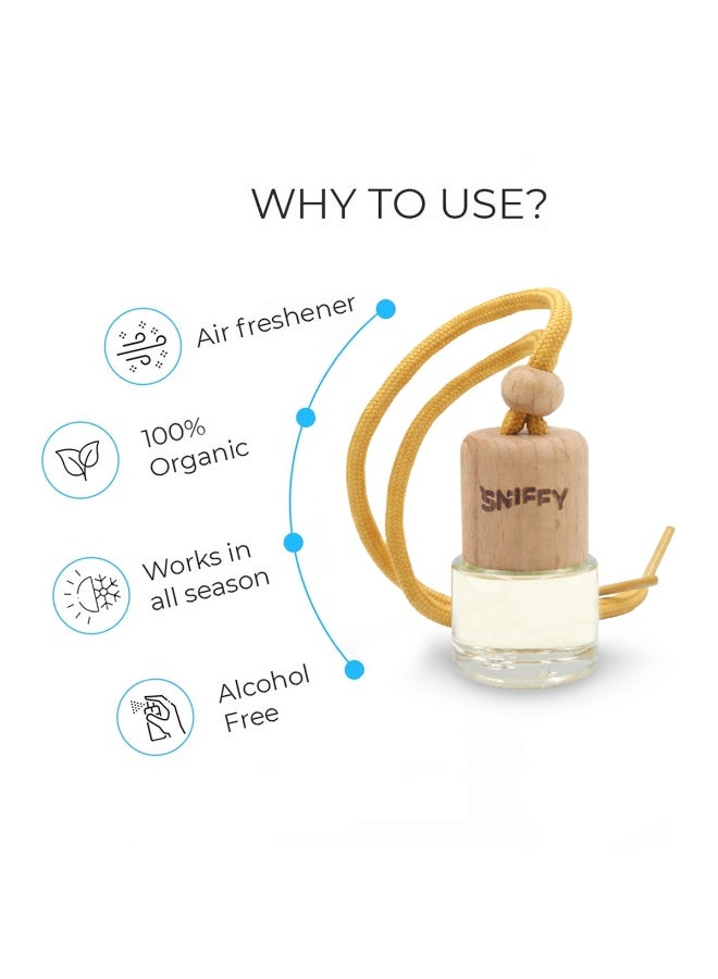 Sniffy Cherry Hanging Car Air Freshener Bottle Long Lasting Organic Fragrance Oil Diffuser for Car Rear View Mirror, Home, Bedroom, Office - Image 3