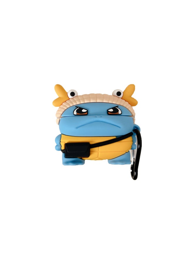 غطاء حماية مناسب لسماعات Apple Airpods 4 من السيليكون الكرتوني لجيل Apple 1/2/3 على شكل دمية بلوتوث