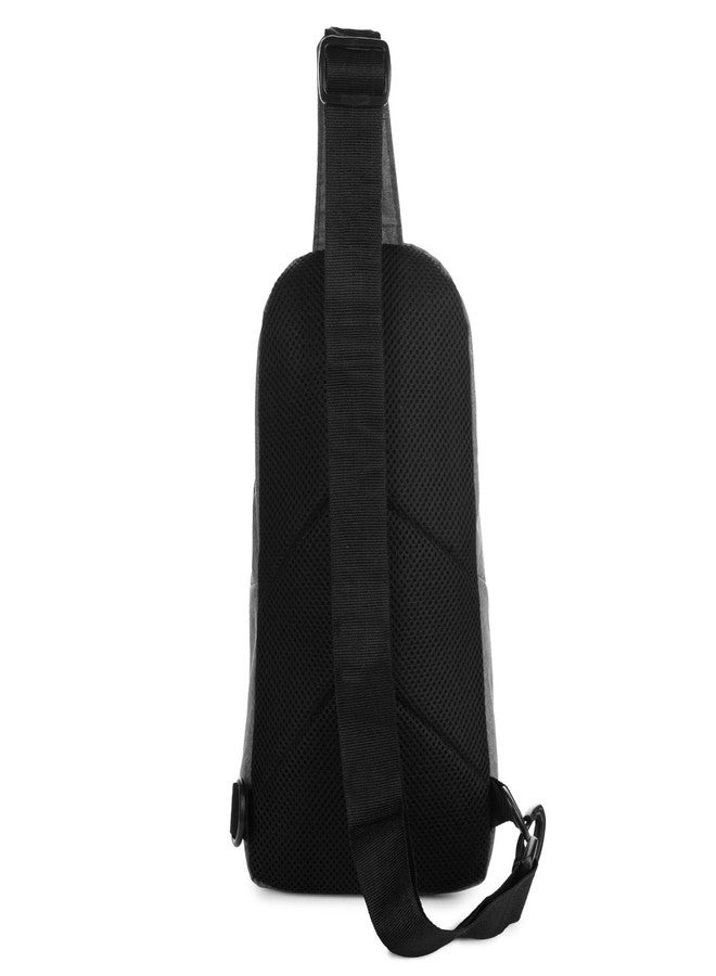 FAMEUS Unisex Sling Crossbody Chest & Shoulder Bag for Men, Women, Boys & Girls with Adjustable Strap for Comfortable Commuting Travel Outdoor Activities (Grey) - Image 5