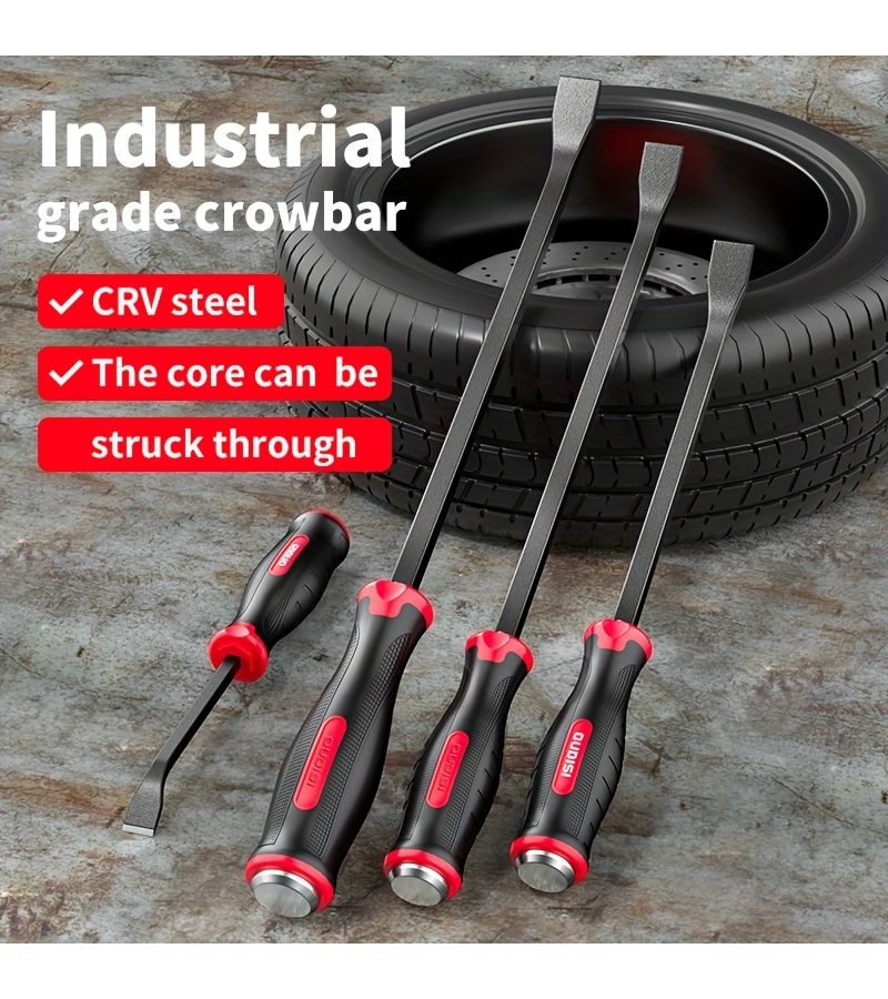 High Hardness 4 Piece Pry Bar Set 8 12 18 24 Inch for Demolition Work - Image 1