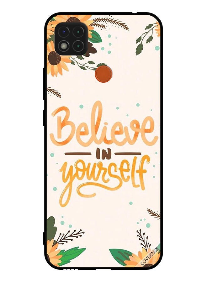 Covernex Protective Case Cover For Xiaomi Redmi 10A Believe In Yourself Sun Flowers - Image 1