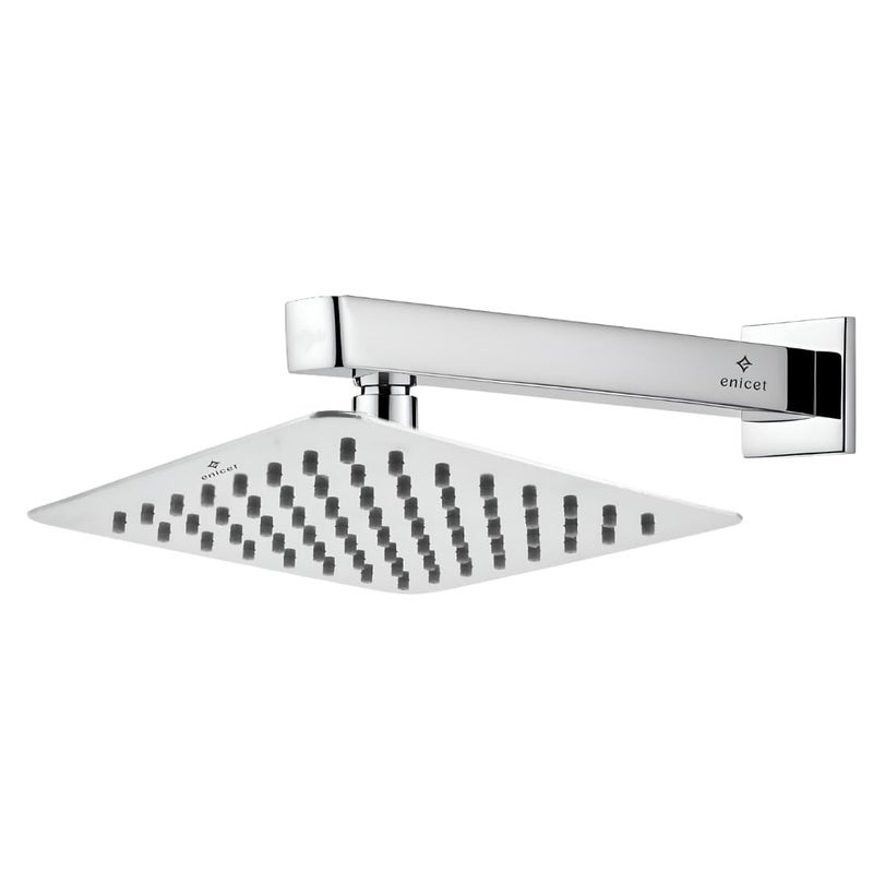 ENICET دش علوي رفيع للغاية إنيسيت بتدفق مطر مع ذراع دش عالي الضغط رأس دش من الفولاذ المقاوم للصدأ لمجموعة دش الحمام 6X6 - Image 1