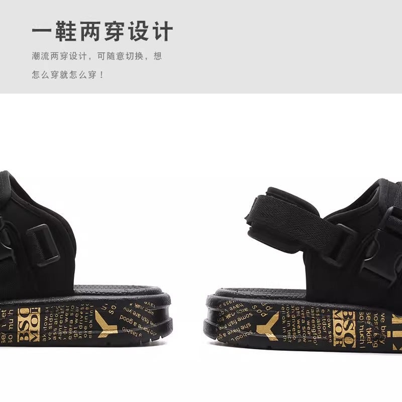 Sandals Men'S Summer Trendy Beach Shoes Outerwear Slippers Men'S Sports And Casual Large Size Driving Sandals - Image 5