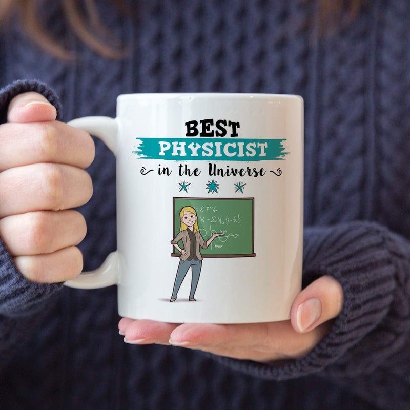 MUGFFINS Physicist. Original Mug Cup Perfect Present - This Mug Belongs to The Best Physicist in The Universe - 11 oz Ceramic - Image 5