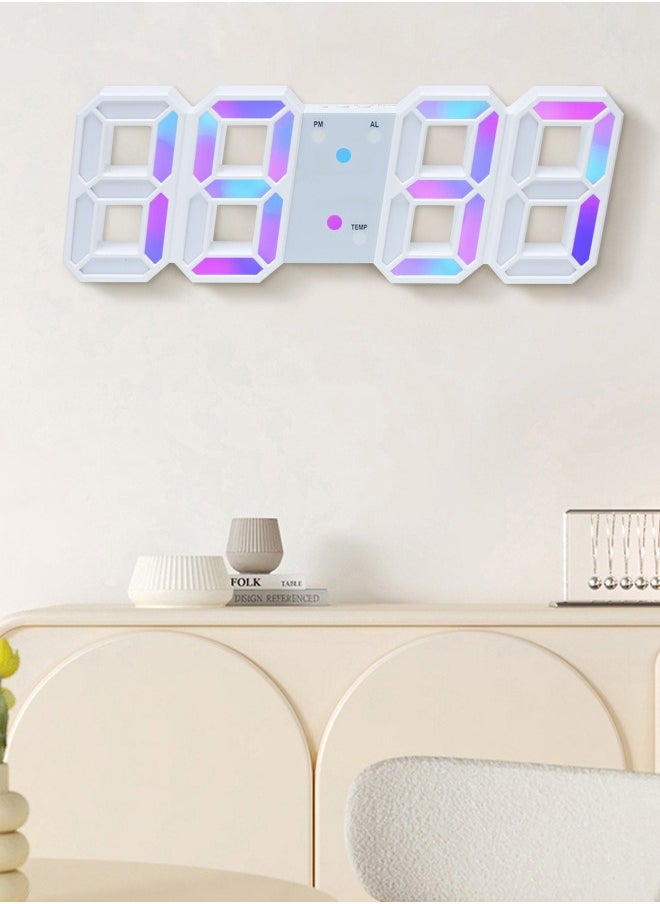 VOGMAX - 11 COLORS LED Alarm 3D Digital Clock - Image 1