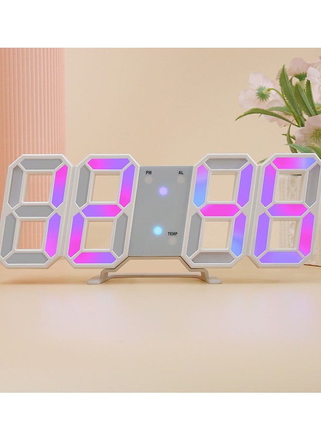 VOGMAX - 11 COLORS LED Alarm 3D Digital Clock - Image 1