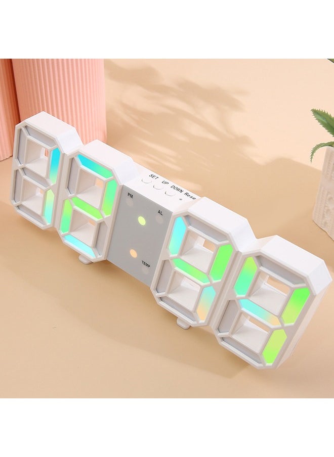 VOGMAX - 11 COLORS LED Alarm 3D Digital Clock - Image 1