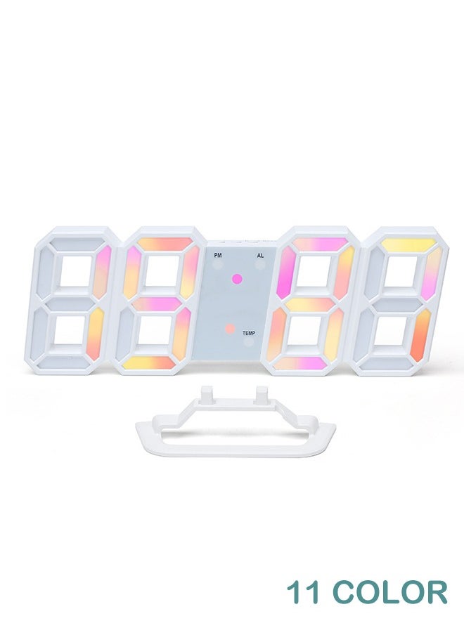 VOGMAX - 11 COLORS LED Alarm 3D Digital Clock - Image 1