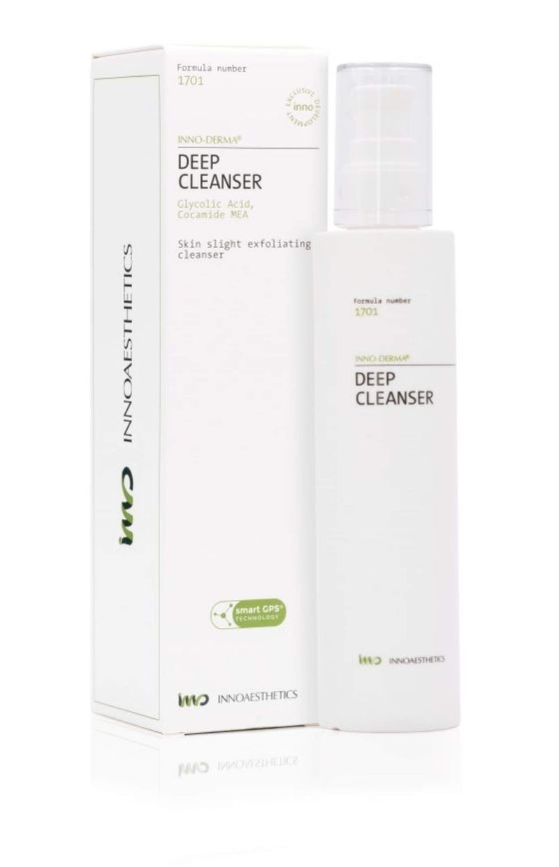 منظف عميق من إينواستيتكس مع حمض الجليكوليك للبشرة الدهنية/المختلطة - (يعزز إنتاج الكولاجين)