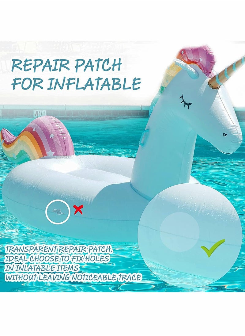 KASTWAVE - Pool Patch Repair Kit Self-Adhesive Vinyl Repair Patch 30 Pieces Repair Pool Liner Patch Repair Pool Patches for Above Ground Pools Swimming Ring Inflatable Float Boat - Image 1