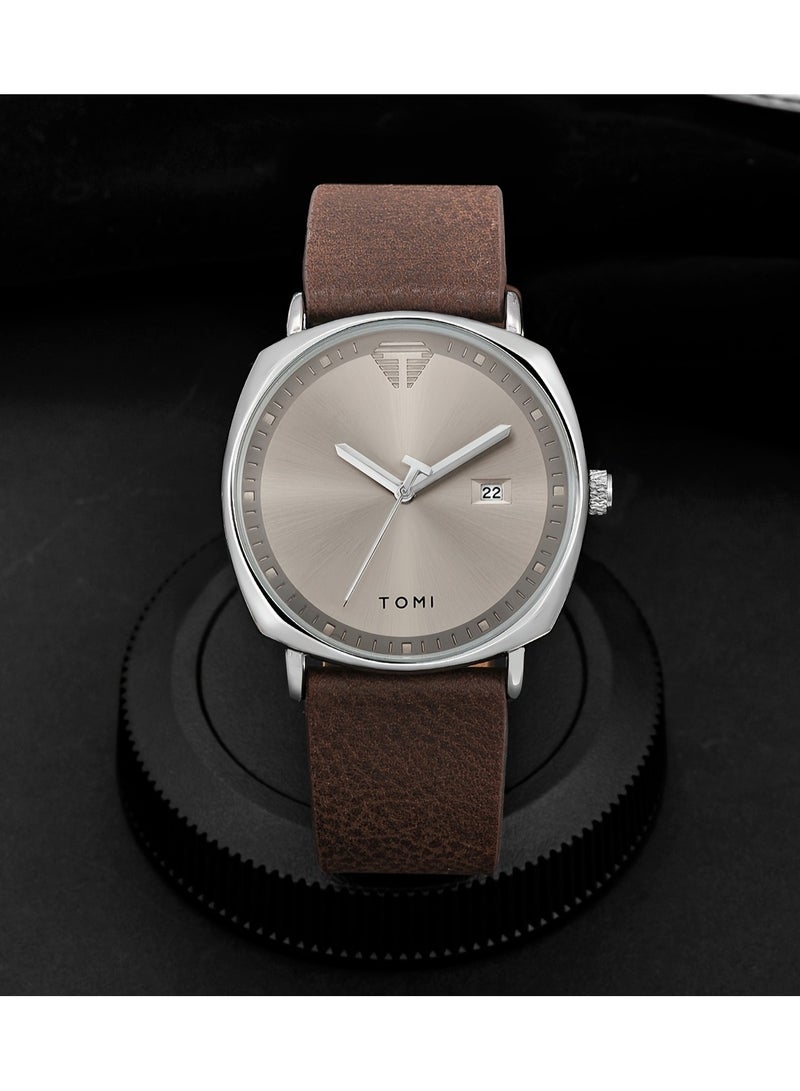 TOMI Unisex Fashion Quartz Watch - Trendy Minimalist Design for Men & Women | Casual Creative Timepiece - Image 3
