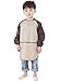 Plie Kids Painting Apron Waterproof Long Sleeve Art Smock for Toddlers Preschoolers Messy Play Baking Crafts Cooking Sensory Activities Ages 110 Brown Check 18XXL - Image 3