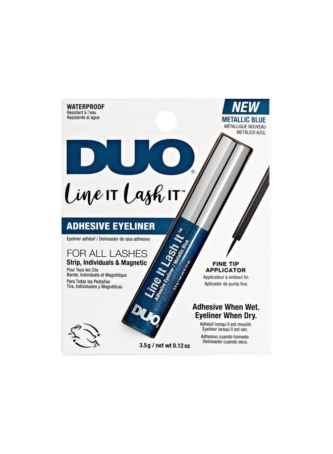 DUO Line It Lash It Metallic Blue - Image 1
