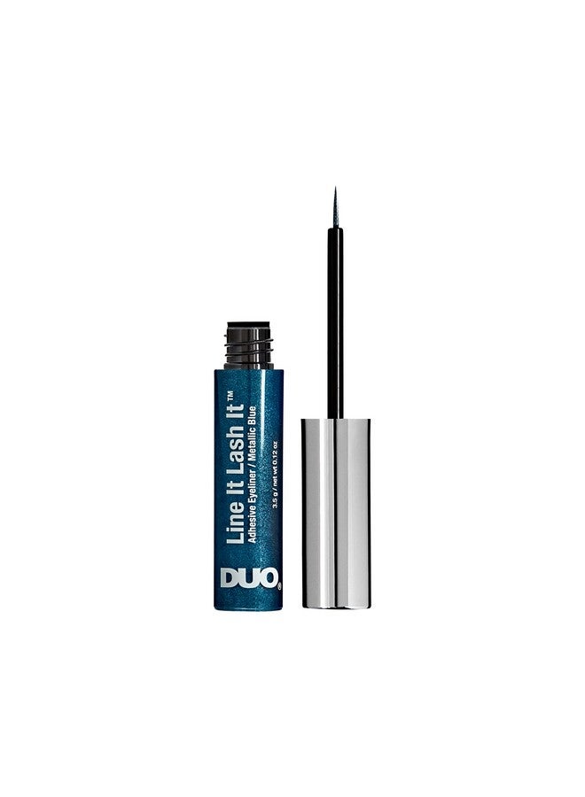 DUO Line It Lash It Metallic Blue - Image 2