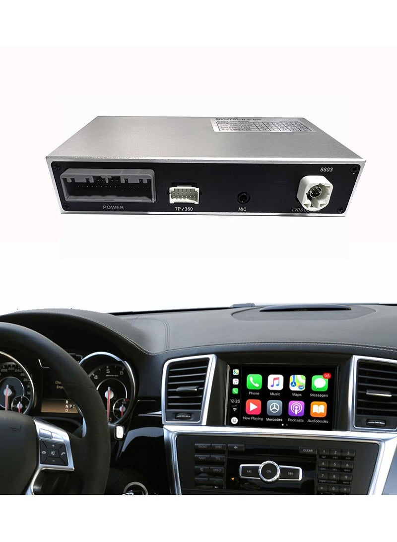 رايموس ترقية الوسائط المتعددة لنظام Raymos Wireless Carplay وواجهة Android Auto لنظام Linux لسيارة Mercedes Benz NTG4.0 - رسم خرائط الهاتف وتشغيل الصوت والفيديو المحلي، ودعم تثبيت نظام AHD الأمامي والخلفي مع كاميرا بانورامية بزاوية 360 درجة - Image 1