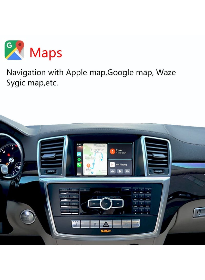 رايموس ترقية الوسائط المتعددة لنظام Raymos Wireless Carplay وواجهة Android Auto لنظام Linux لسيارة Mercedes Benz NTG4.0 - رسم خرائط الهاتف وتشغيل الصوت والفيديو المحلي، ودعم تثبيت نظام AHD الأمامي والخلفي مع كاميرا بانورامية بزاوية 360 درجة - Image 5