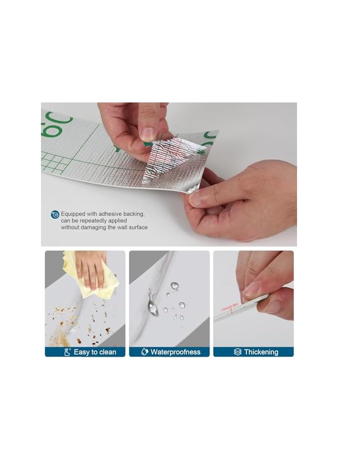 PROMASS promass Wood Grain Repair Tape, Self Adhesive Marble Repair Patch, Removable Self Adhesive Waterproof Floor Widely Used for Renovating Various Furniture in Kitchens, Living Rooms, and Bathrooms - Image 3