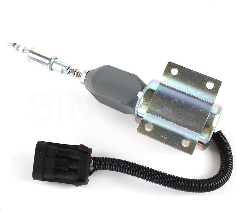 SINOCMP 12V Shut Off Solenoid for Ford 7.8L Engine - CP-U0372 Fuel Shutdown Solenoid - Image 5
