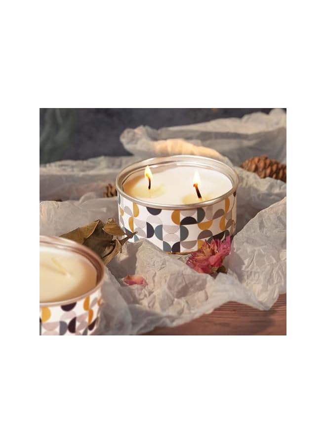 The Bros Scented Candles for Home Luxury Scented Candles Gift Set Natural Soy Wax Double Wick Aromatherapy Candles Fresh Floral Fragrance 18 Hour Burn Time Ideal for Birthdays Bath Yoga Diwali Christmas - Image 4