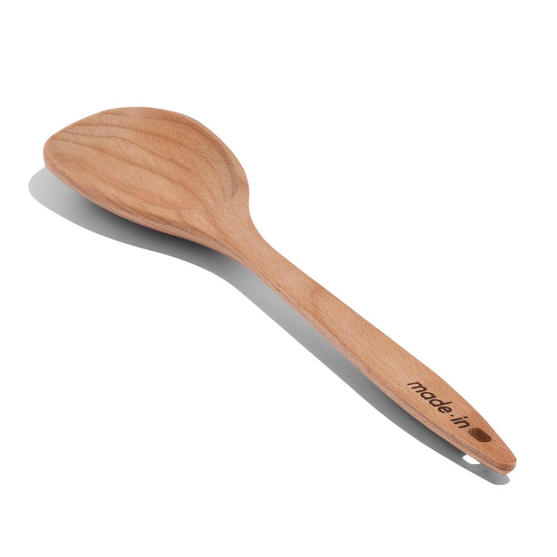 Made In Cookware  Wooden Spoon  Handcrafted for Thorough Mixing and Gentle Cookware Care  Crafted in Hungary